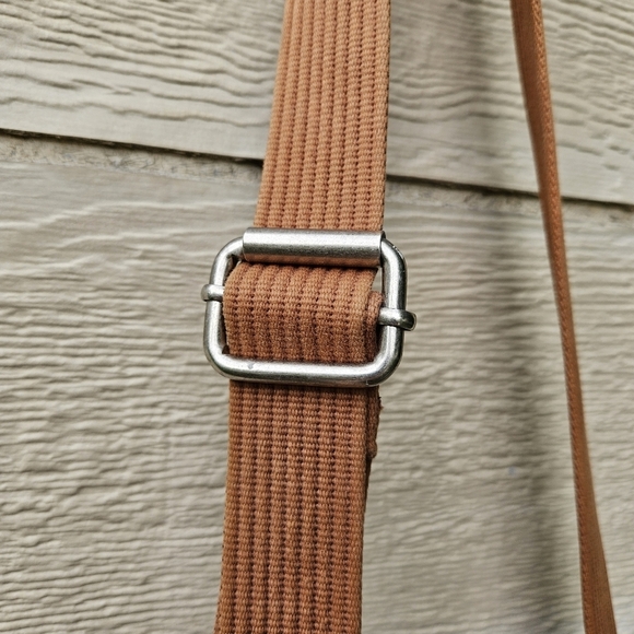 Fossil Key-Per coated canvas crossbody bag pink leaves orange fruit - Picture 3 of 8